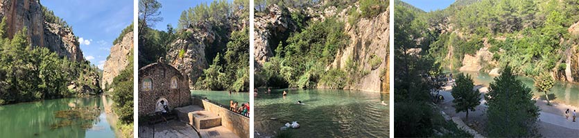 natuurlijke zwembaden in Valencia