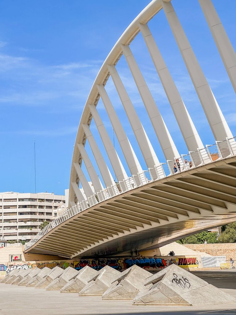 verschillende bruggen in valencia