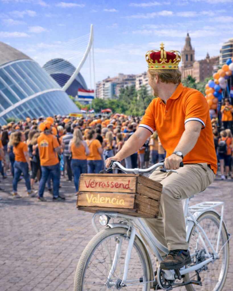Fiets willem-alexander koningsdag